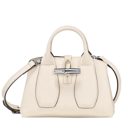 Sac à main le Roseau Xs Longchamp Ecru