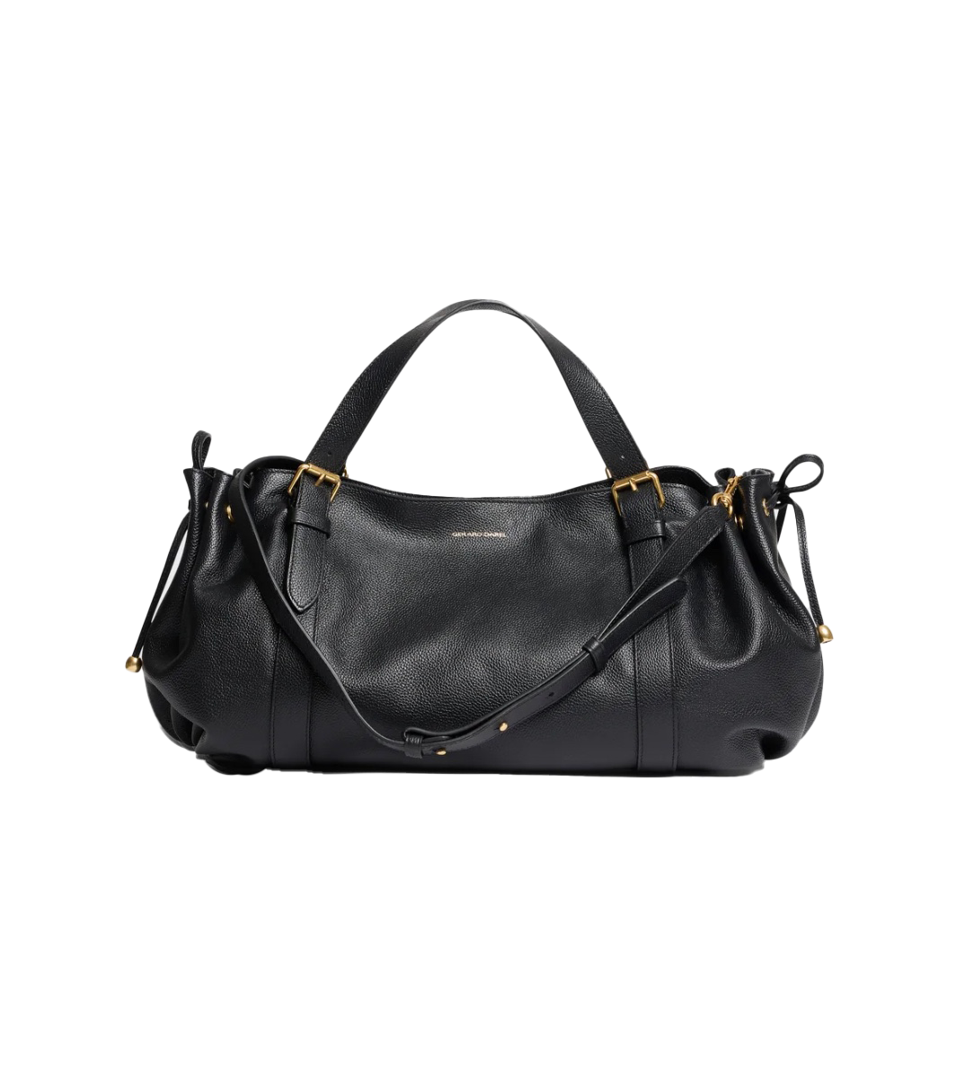 Sac à main en cuir porté travers - LE 24H Noir Gerard Darel