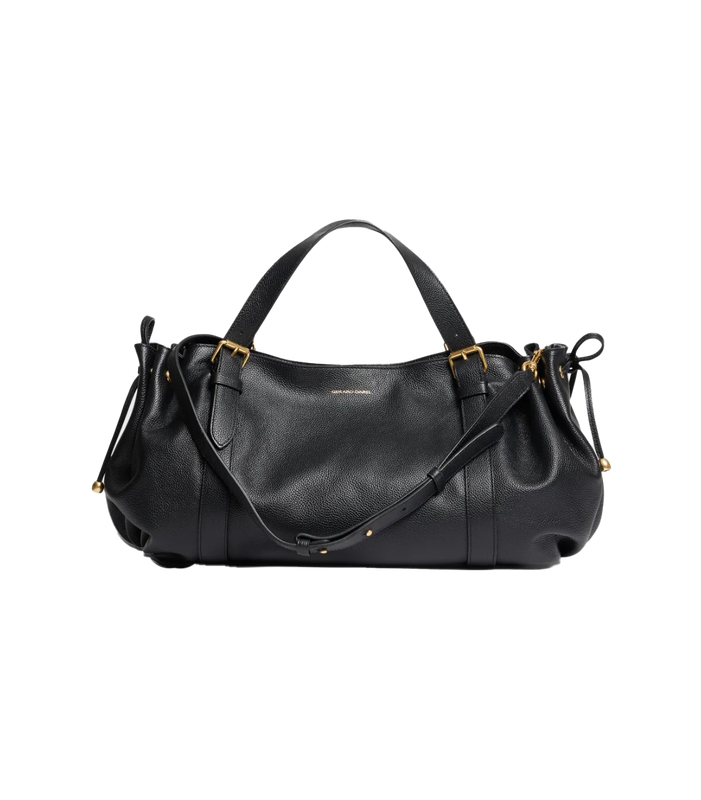 Sac à main en cuir porté travers - LE 24H Noir Gerard Darel