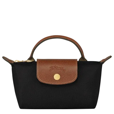 TROUSSE COSMÉTIQUES AVEC POIGNÉE LE PLIAGE ORIGINAL Toile Recyclée - Noir