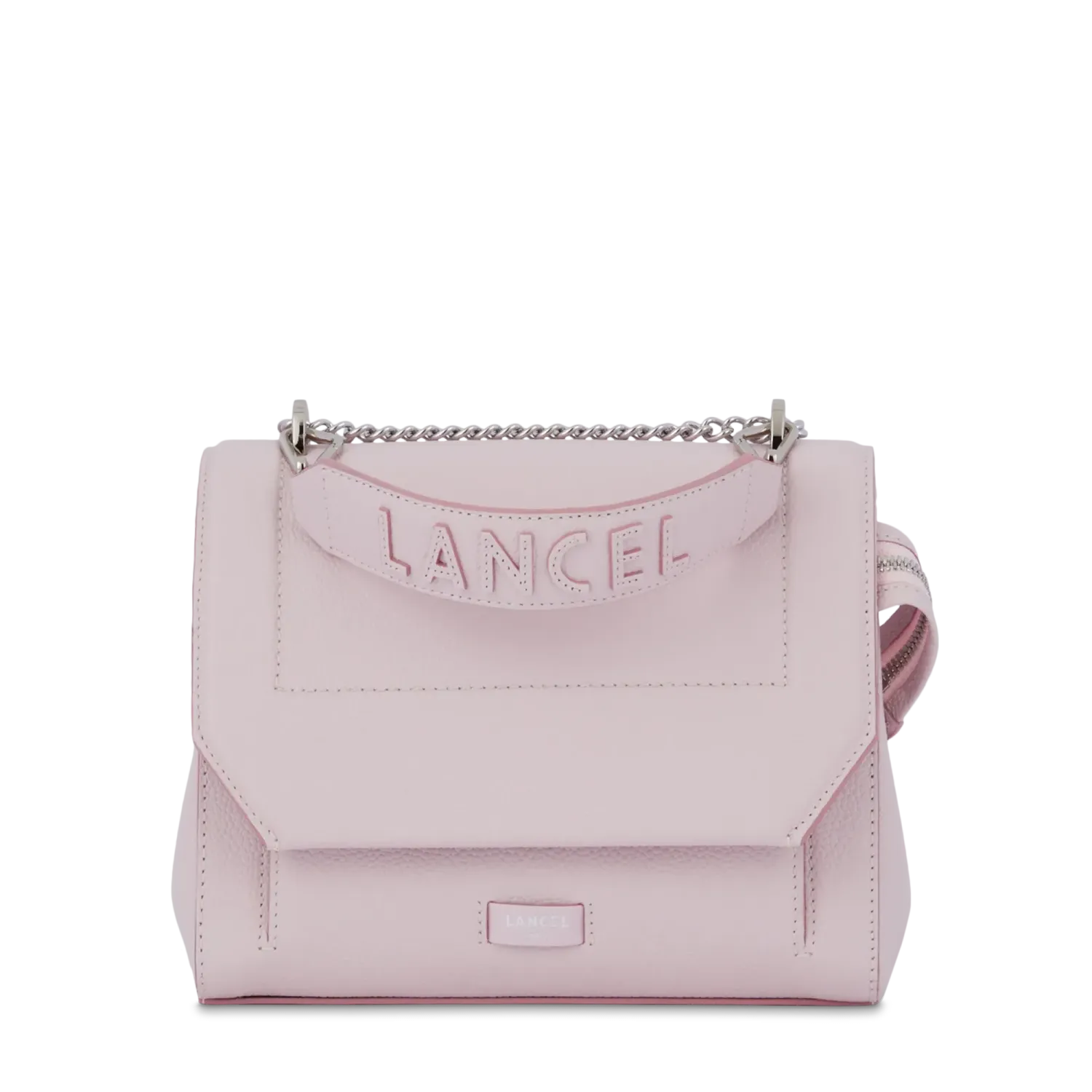 Sac à rabat M NINON DE LANCEL rose dragée