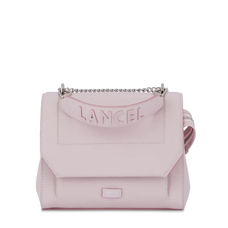 Sac à rabat M NINON DE LANCEL rose dragée