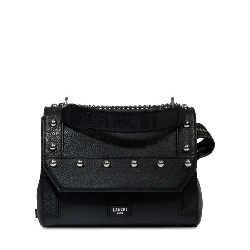 SAC A RABAT M NINON DE LANCEL clous noir SAC A RABAT M NINON DE LANCEL clous noir