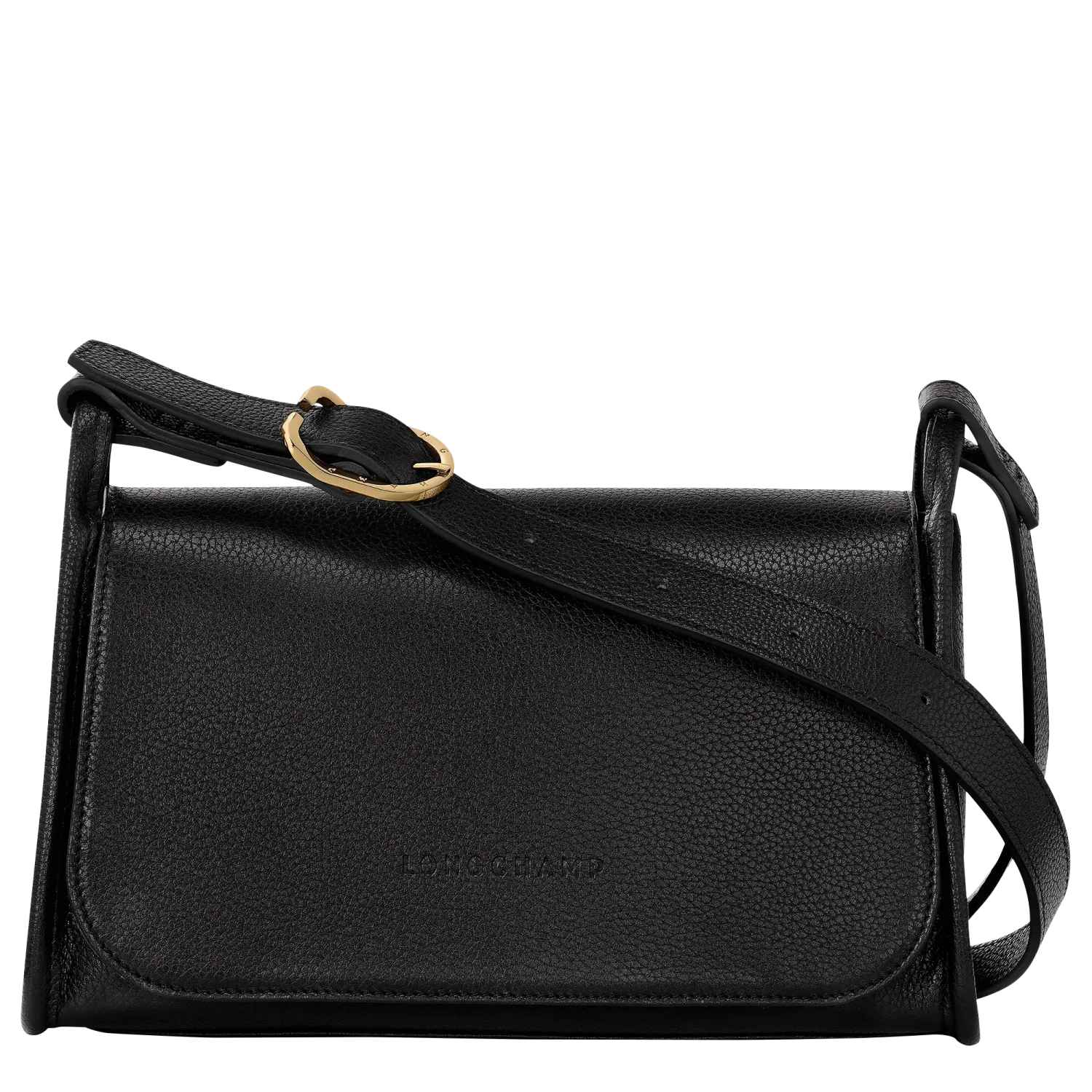 SAC BANDOULIÈRE M LE FOULONNÉ Cuir - Noir LONGCHAMP