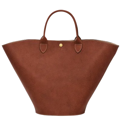 SAC CABAS XL ÉPURE Cuir - Brun LONGCHAMP