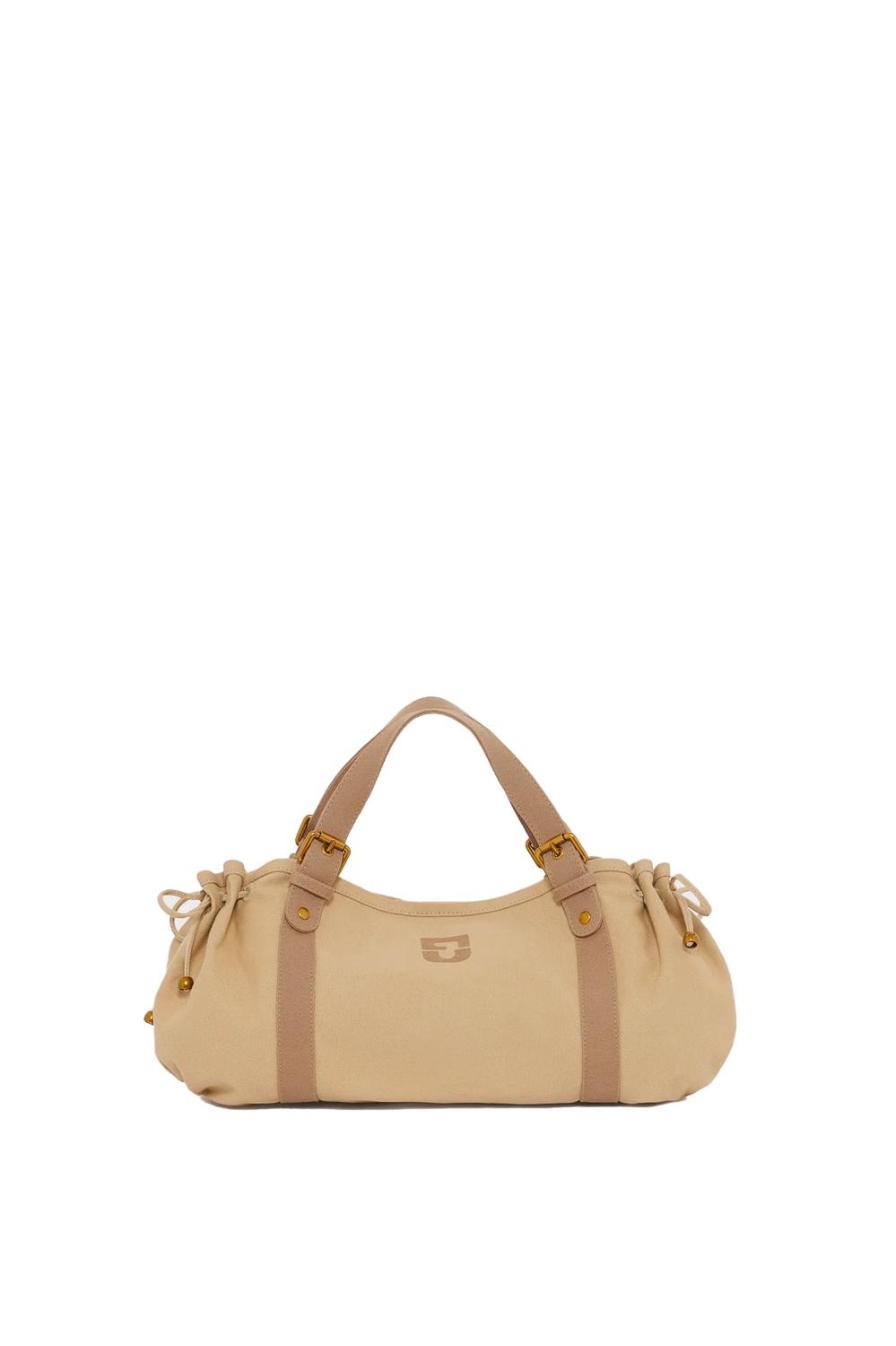 Sac 24H en toile Beige/Cannelle Gerard Darel