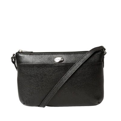 Bario BUNI sac pochette cuir Mac Douglas Noir