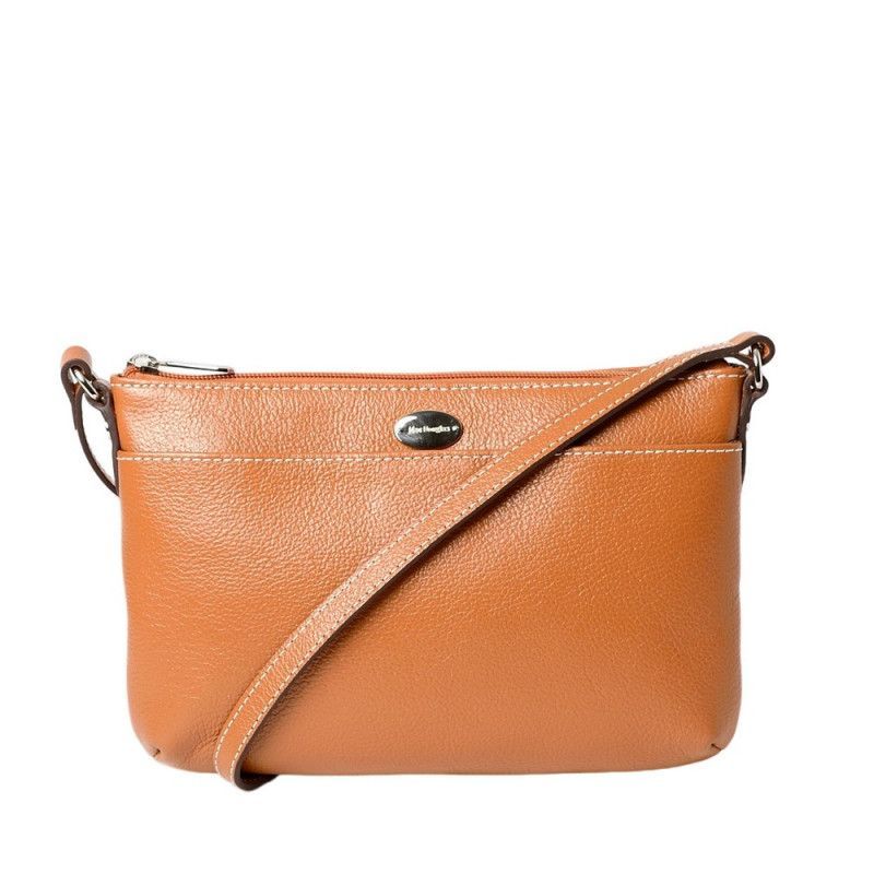Bario BUNI sac pochette cuir Mac Douglas Chatain