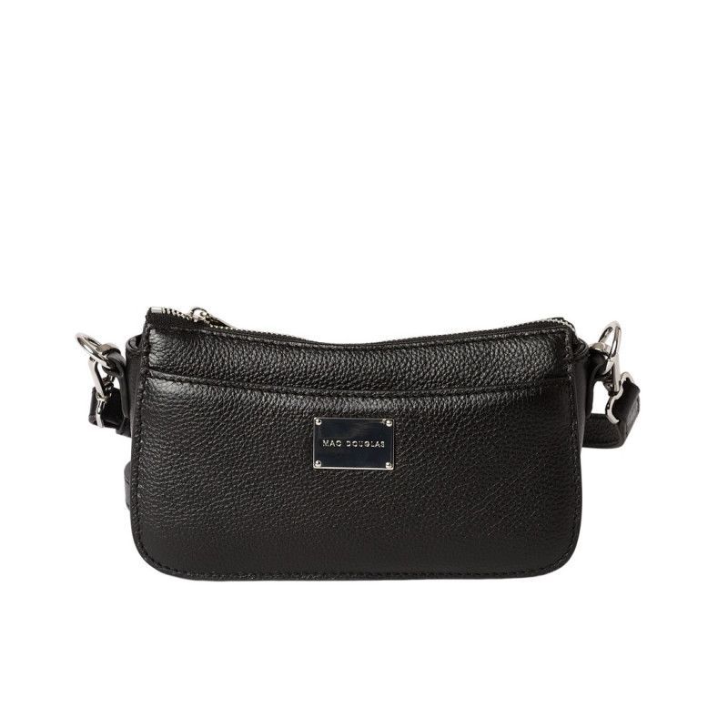 Arc CIENNA petit sac bandoulière cuir Noir MAC DOUGLAS