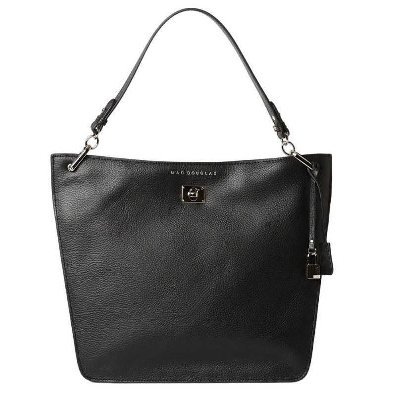 Kentucky MAGDA grand sac porté épaule cuir noir MAC DOUGLAS