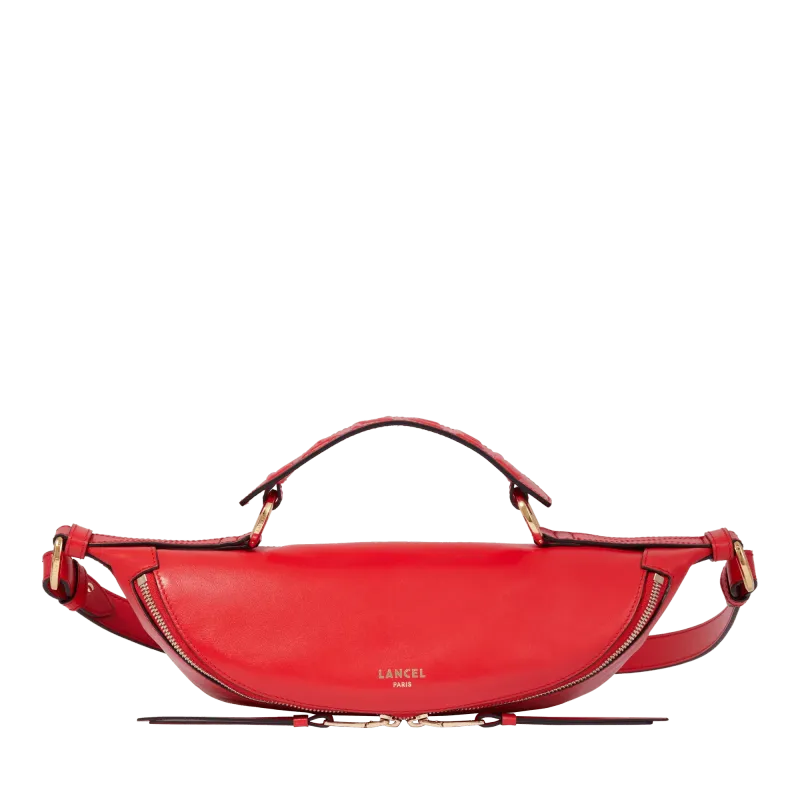 Sac à main porté croisé S Rouge baiser LANCEL Origami