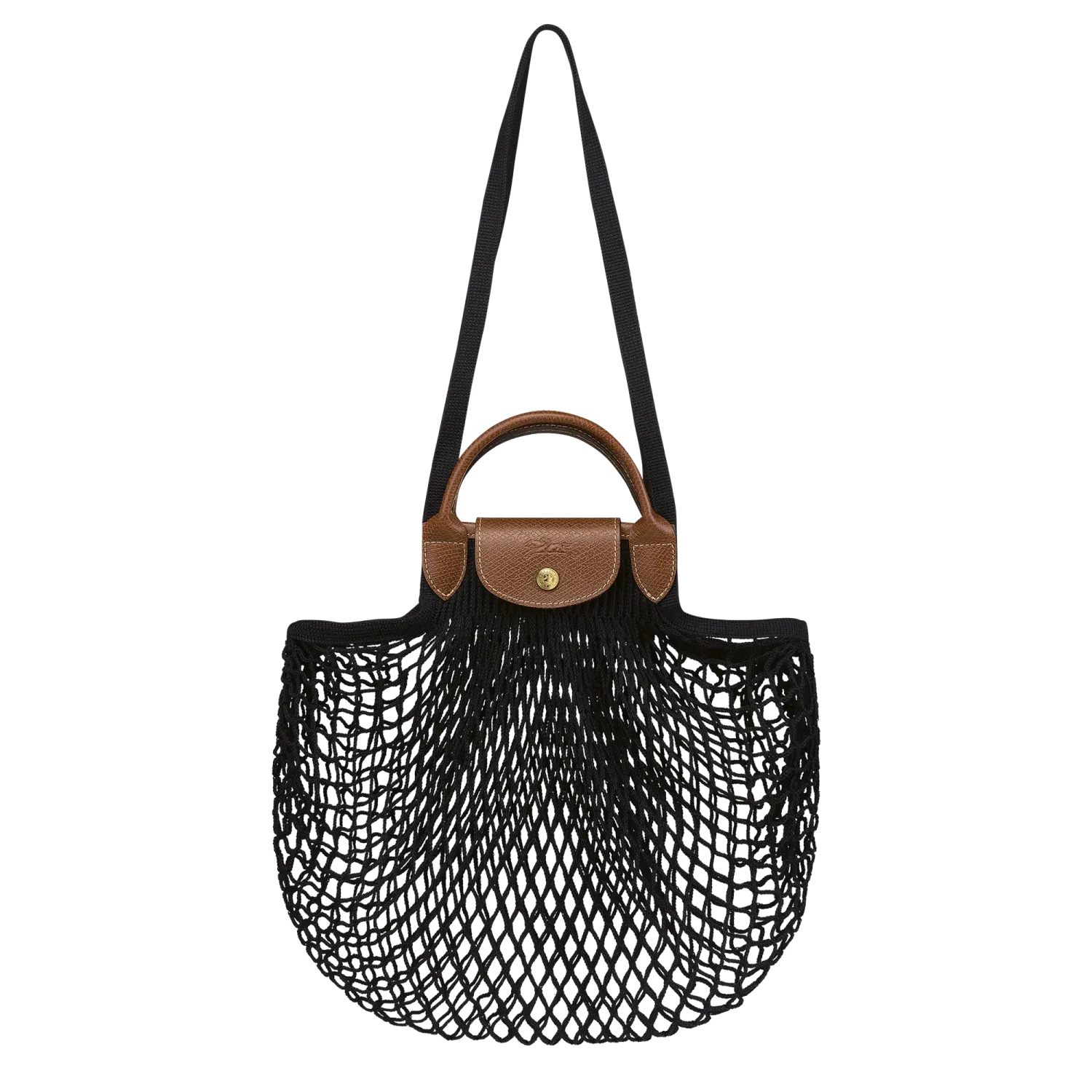 SAC FILET L LE PLIAGE FILET Toile - Noir LONGCHAMP