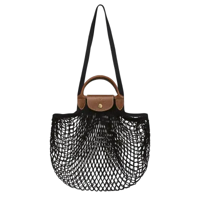 SAC FILET L LE PLIAGE FILET Toile - Noir LONGCHAMP