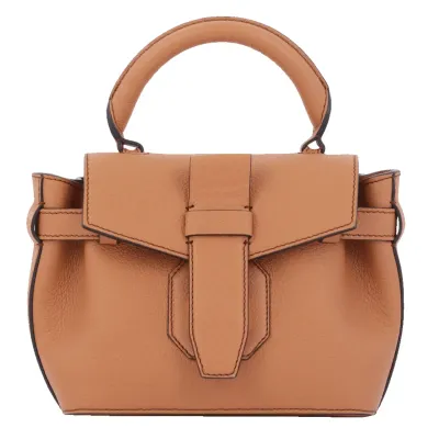 MINI SAC PORTE MAIN CHARLIE DE LANCEL Camel