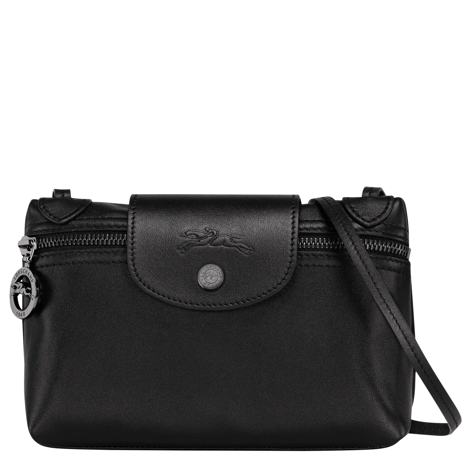 LE PLIAGE XTRA XS CROSSBODY sac Noir - Cuir LONGCHAMP