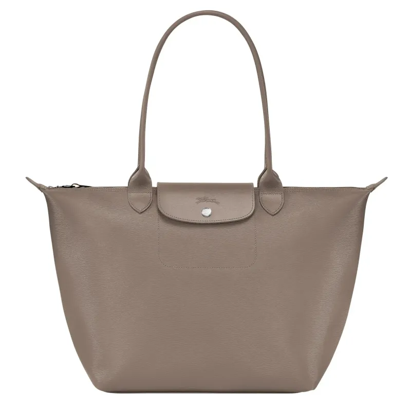 Sac porté épaule Le Pliage City L Taupe LONGCHAMP Sac porté épaule Le Pliage City L Taupe LONGCHAMP