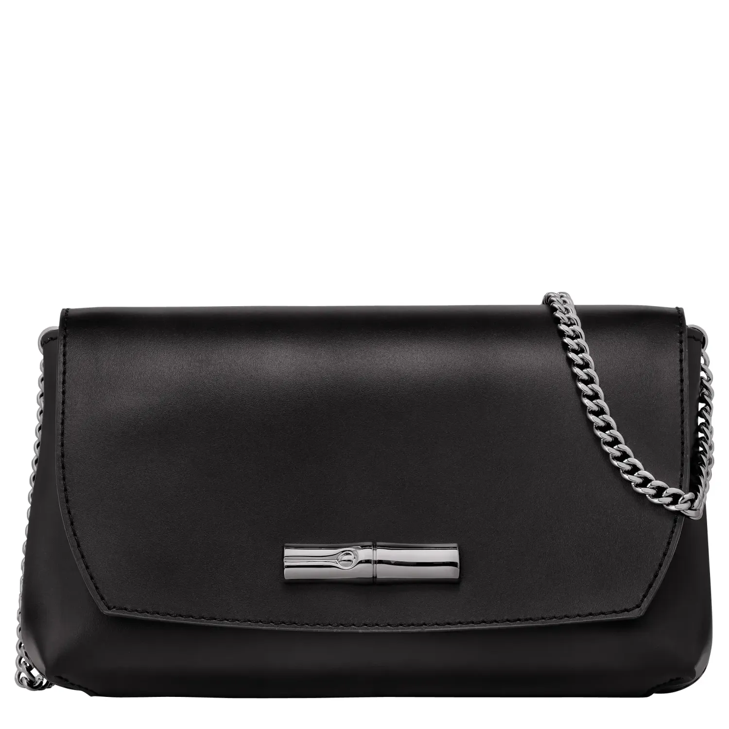 Sac Pochette Roseau Box bandoulière chaîne Noir LONGCHAMP
