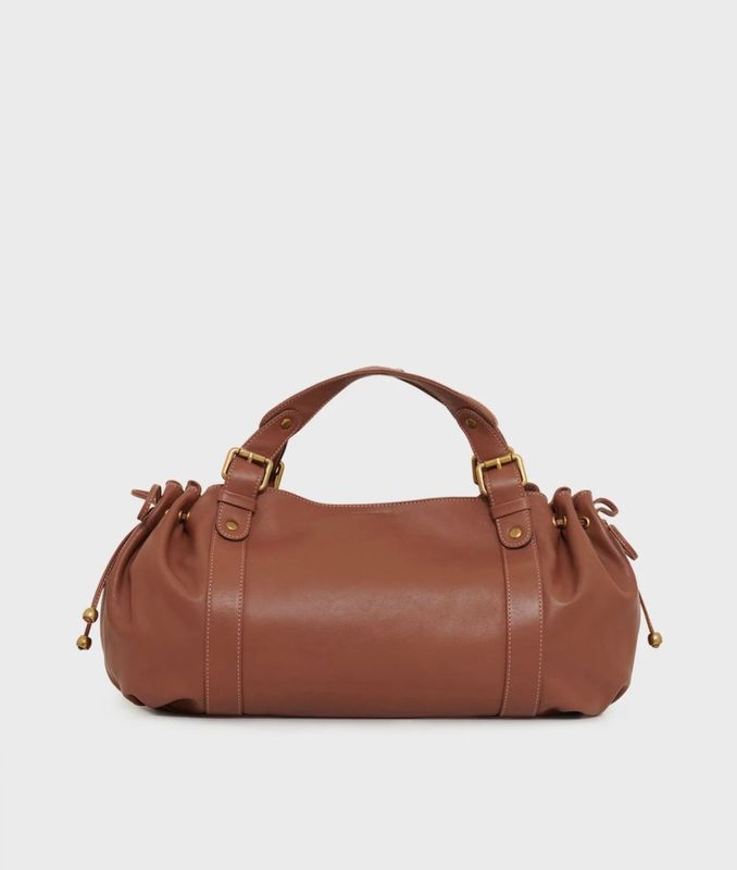 Sac à main en cuir - 24H GERARD DAREL Camel Tan