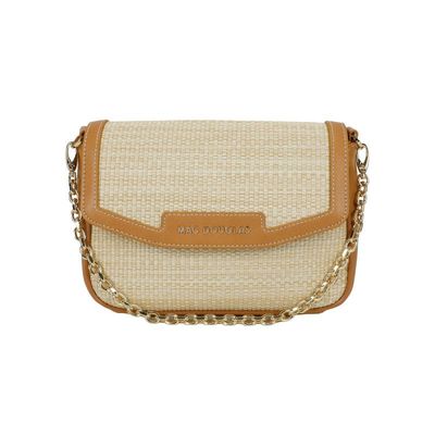 Kiribati 2 FANTASIA sac porté travers tressé et lisse Naturel / Camel Mac Douglas