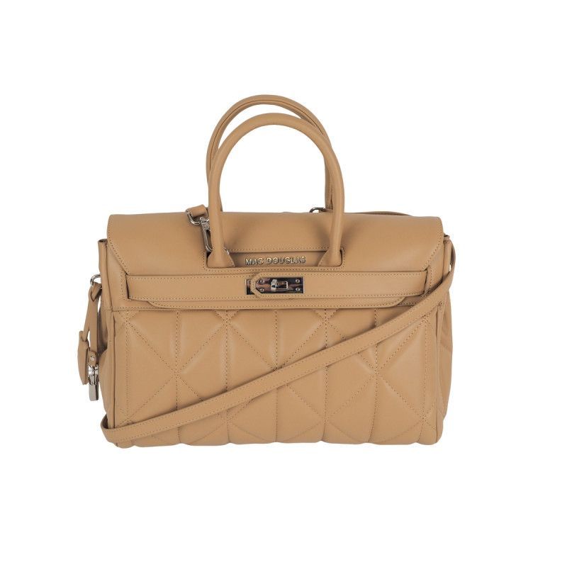 Pyla 2 CLINT sac à main matelassé Beige Foncé Mac Douglas