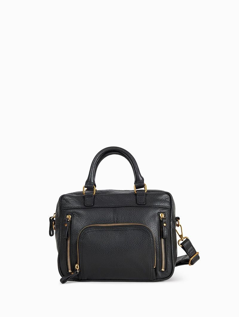 Sacs à main / travers Mini Macy cuir grainé Noir Nat&Nin