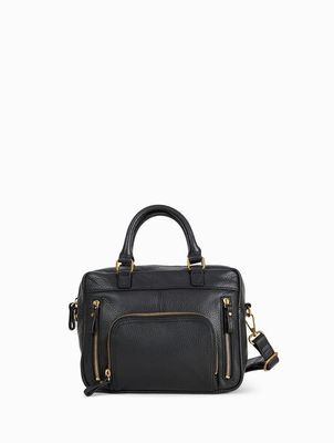 Sacs à main / travers Mini Macy cuir grainé Noir Nat&Nin
