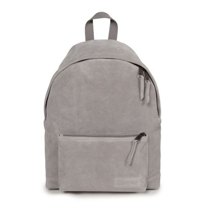 SAC A DOS PEAU CUIR PADDED SLEEK'R SUEDE GREY EASTPAK