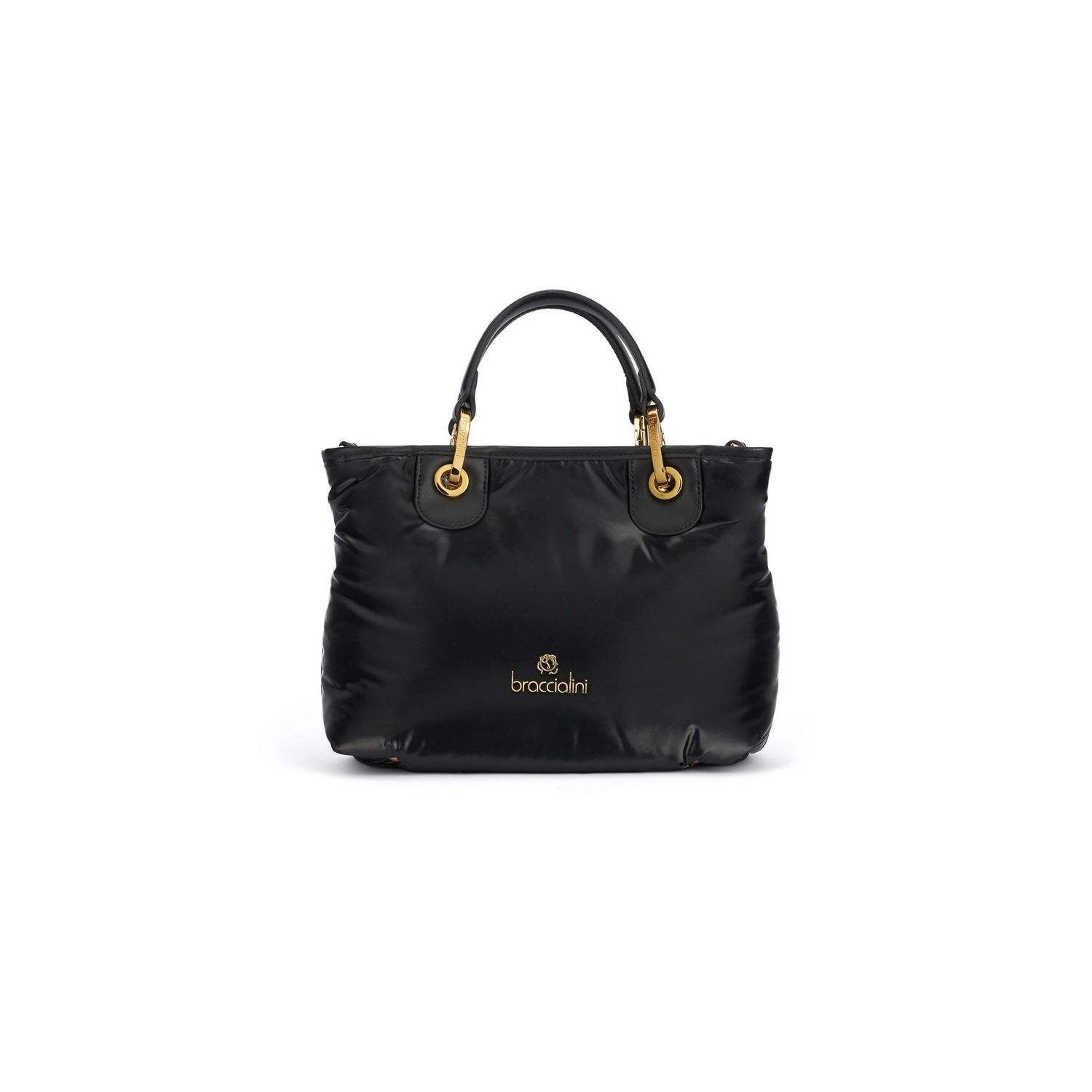 Sac à main bandoulière Beth puffy Noir Braccialini