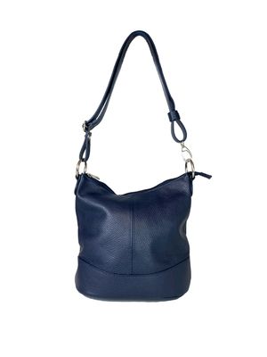 Sac cuir italien Bleu Marine Mini Este