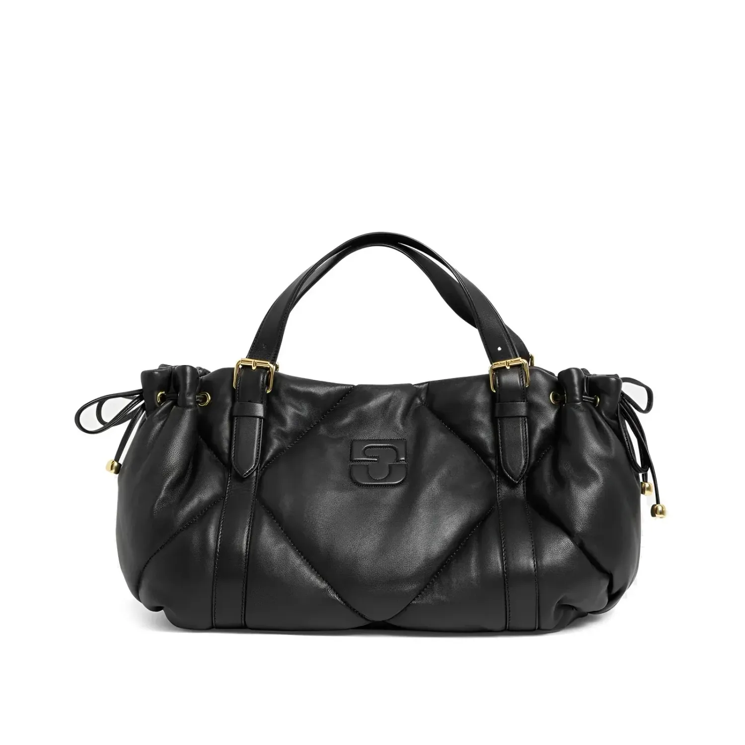 Sac à main Le 24h Premium en cuir matelassé Noir GERARD DAREL