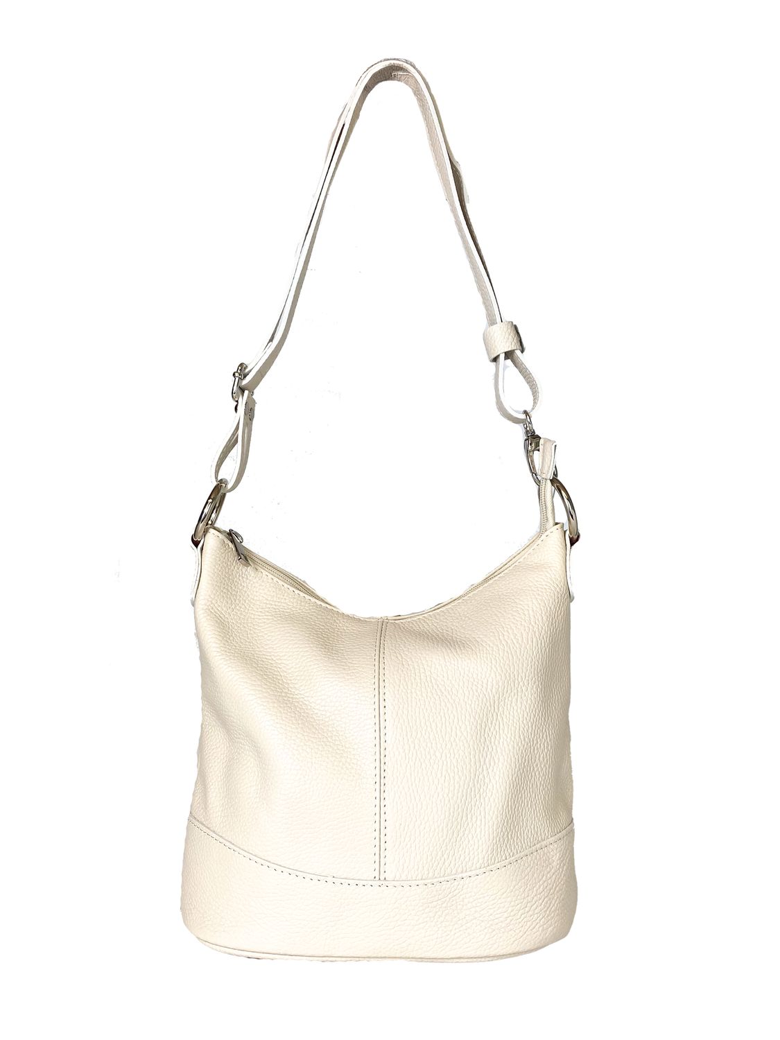Sac cuir italien blanc cassé Mini Este