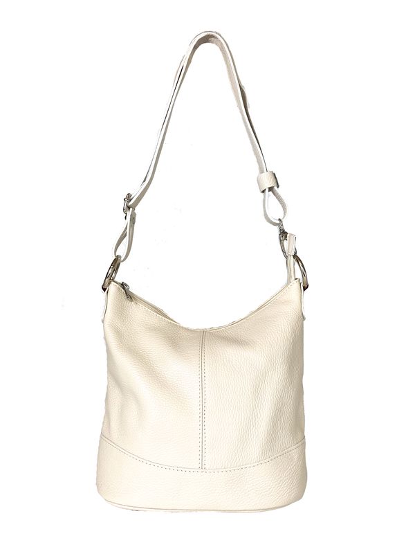Sac cuir italien blanc cassé Mini Este