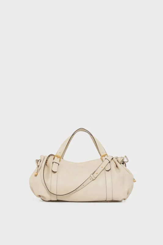 Sac à main/ bandoulière  en cuir - LE 24H - ecru/ beige - GERARD DAREL