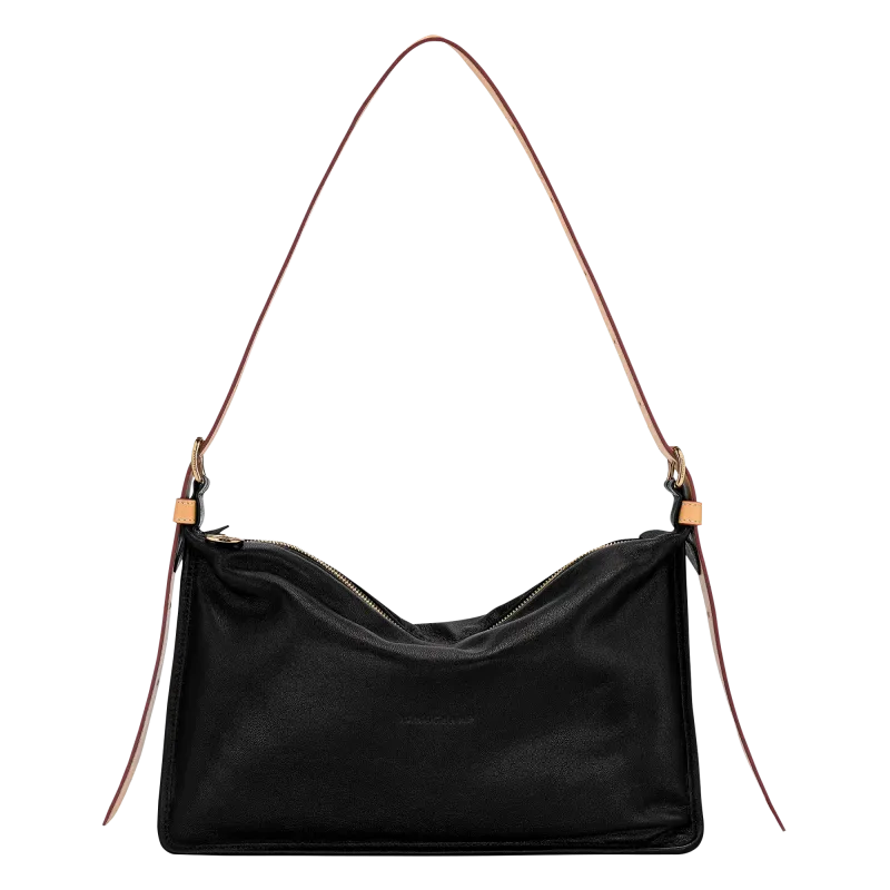SAC BANDOULIÈRE M SMOOTHIE Cuir - Noir LONGCHAMP SAC BANDOULIÈRE M SMOOTHIE Cuir - Noir LONGCHAMP