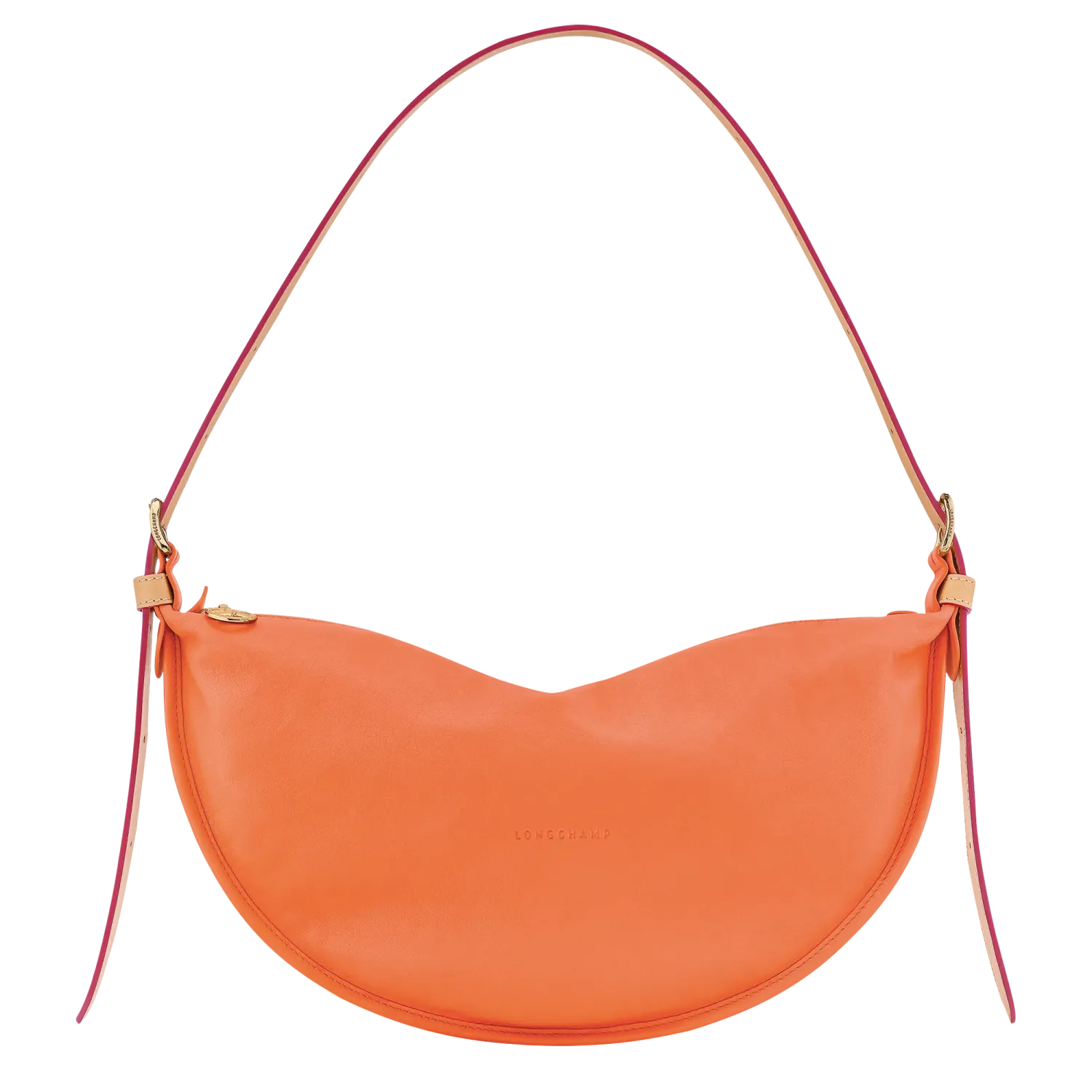 SAC BANDOULIÈRE M SMOOTHIE Cuir - Orange LONGCHAMP