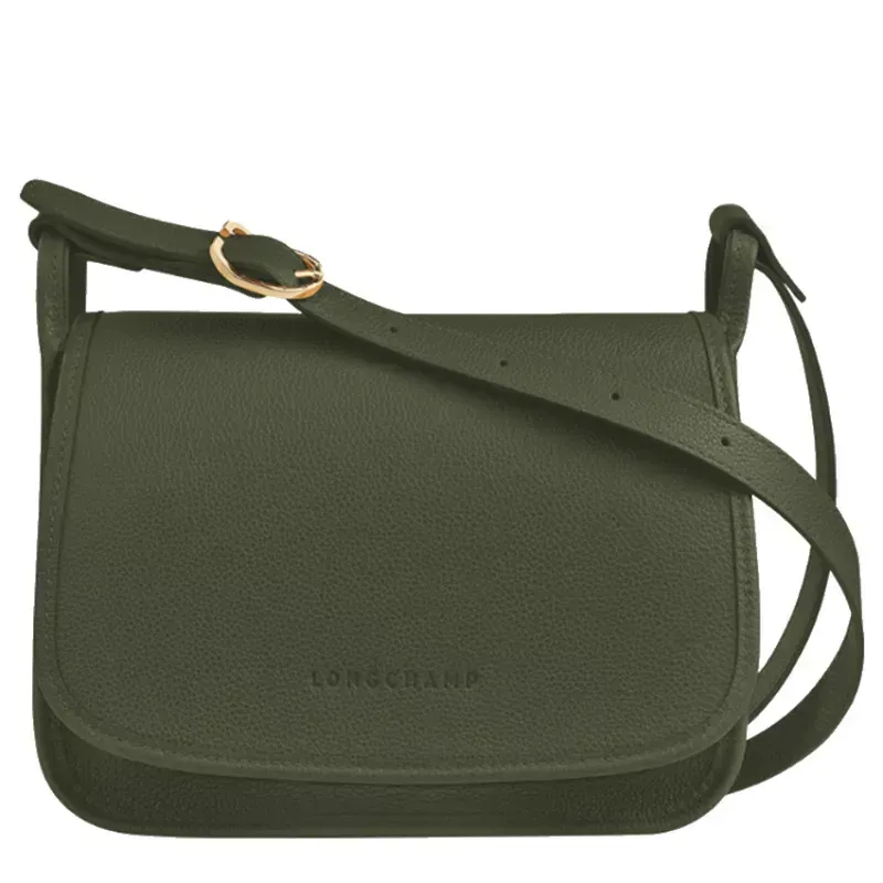 Sac Bandoulière Le Foulonné M Kaki cuir LONGCHAMP Sac Bandoulière Le Foulonné M Kaki cuir LONGCHAMP