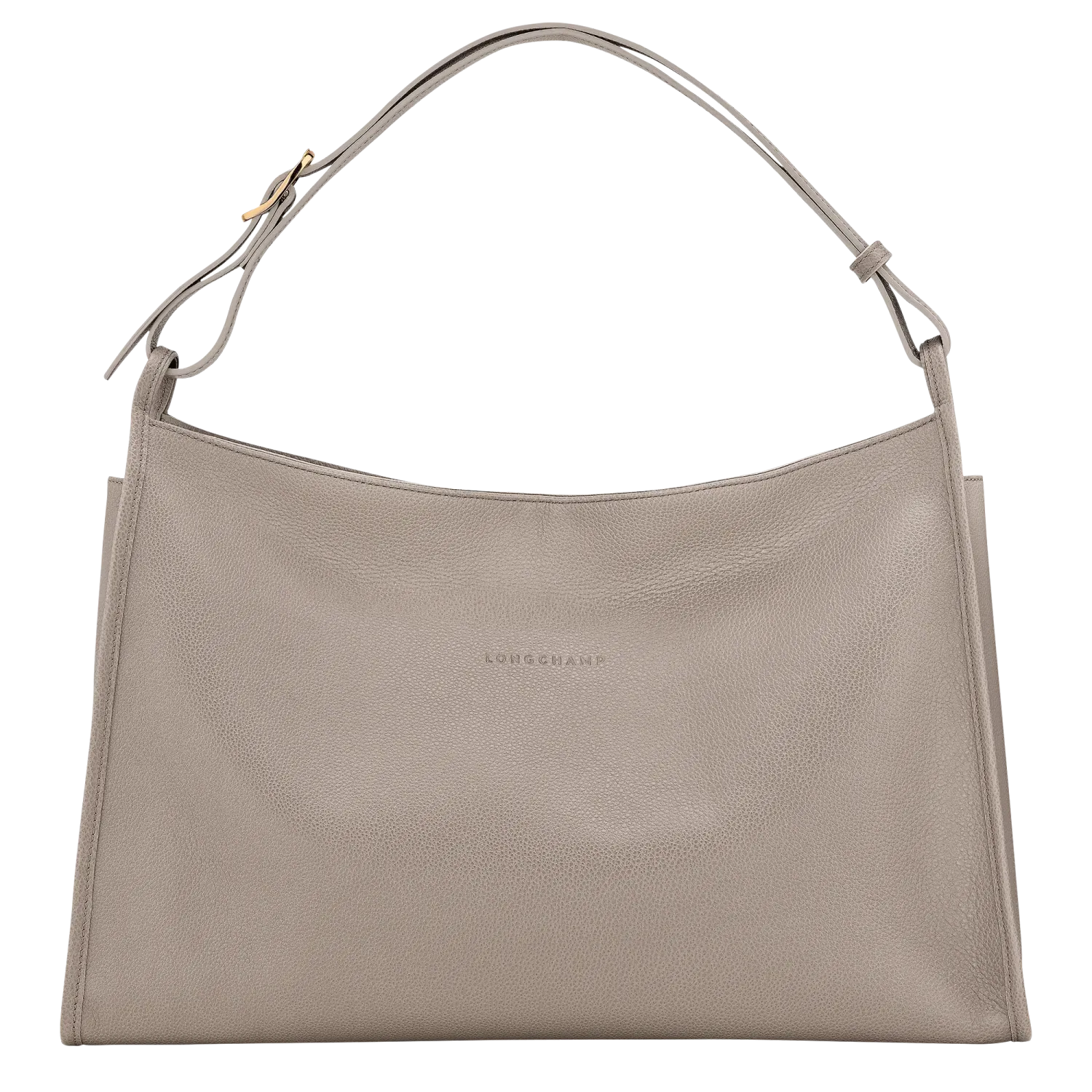 SAC PORTÉ ÉPAULE XL LE FOULONNÉ Cuir - Tourterelle / TAUPE LONGCHAMP