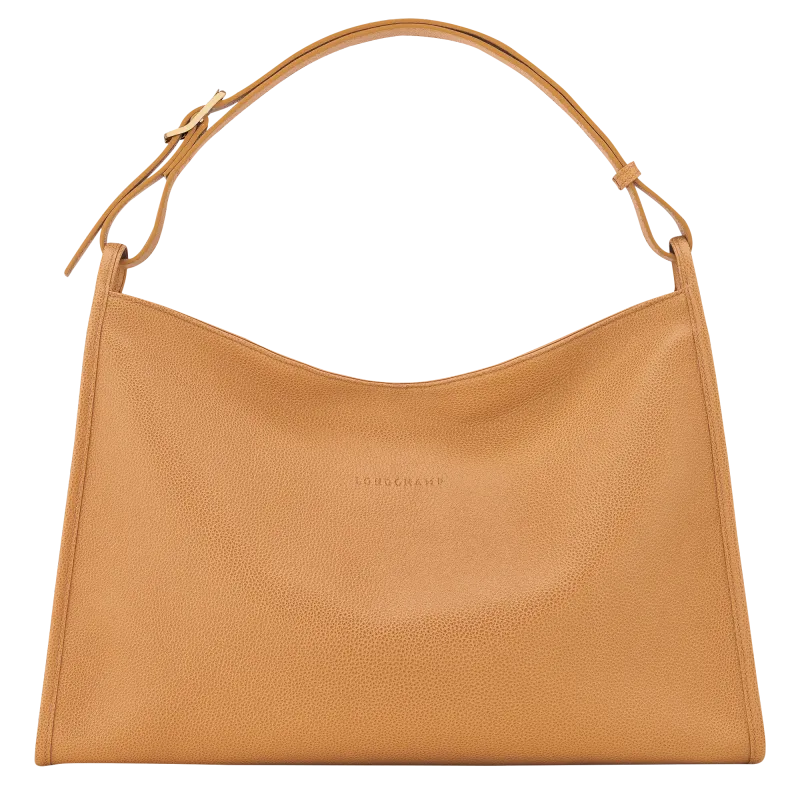 SAC PORTÉ ÉPAULE XL LE FOULONNÉ Cuir - Noix / jaune LONGCHAMP SAC PORTÉ ÉPAULE XL LE FOULONNÉ Cuir - Noix / jaune LONGCHAMP