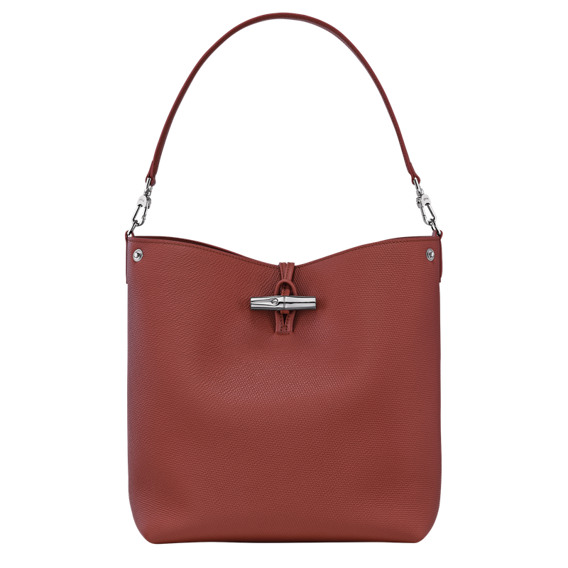 SAC PORTÉ ÉPAULE M LE ROSEAU Cuir - Châtaigne LONGCHAMP SAC PORTÉ ÉPAULE M LE ROSEAU Cuir - Châtaigne LONGCHAMP