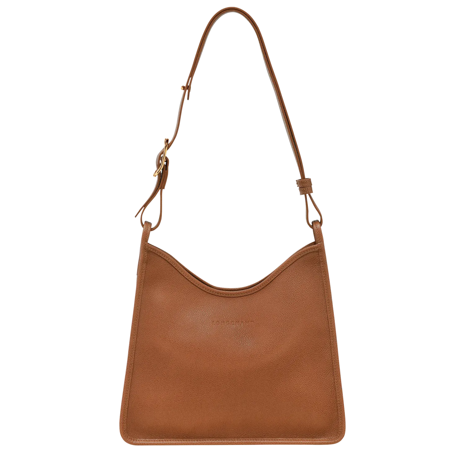 SAC PORTÉ ÉPAULE M LE FOULONNÉ Cuir - caramel / camel LONGCHAMP