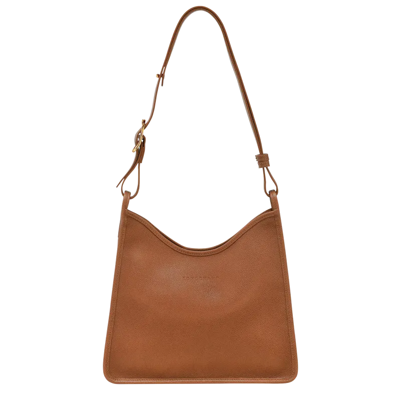 SAC PORTÉ ÉPAULE M LE FOULONNÉ Cuir - caramel / camel LONGCHAMP