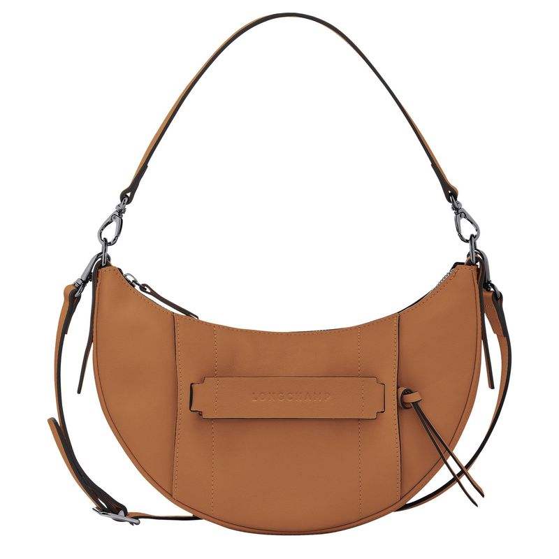 SAC BANDOULIÈRE S LONGCHAMP 3D Cuir - Naturel LONGCHAMP SAC BANDOULIÈRE S LONGCHAMP 3D Cuir - Naturel LONGCHAMP