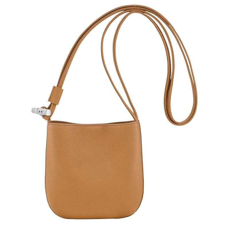 SAC BANDOULIÈRE S LE ROSEAU Cuir - Noix LONGCHAMP SAC BANDOULIÈRE S LE ROSEAU Cuir - Noix LONGCHAMP