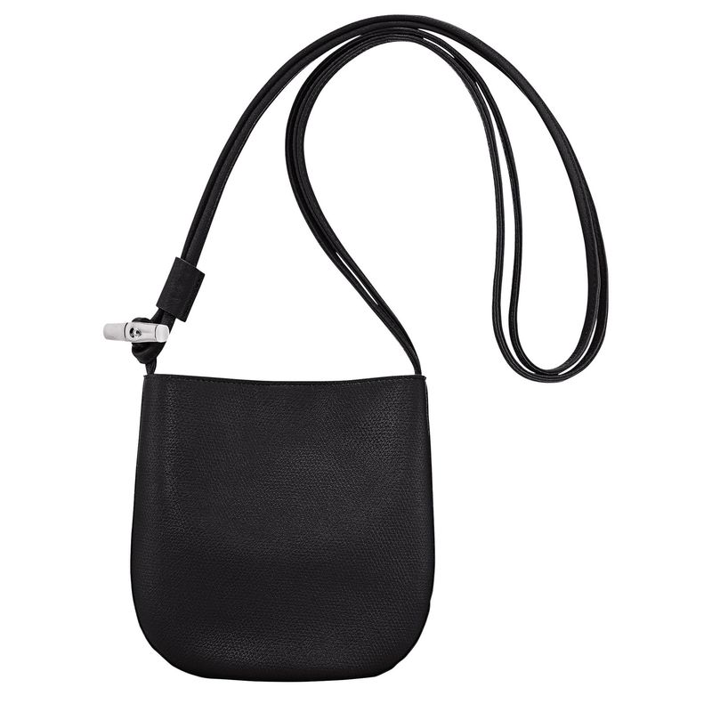 SAC BANDOULIÈRE S LE ROSEAU Cuir - Noir LONGCHAMP SAC BANDOULIÈRE S LE ROSEAU Cuir - Noir LONGCHAMP