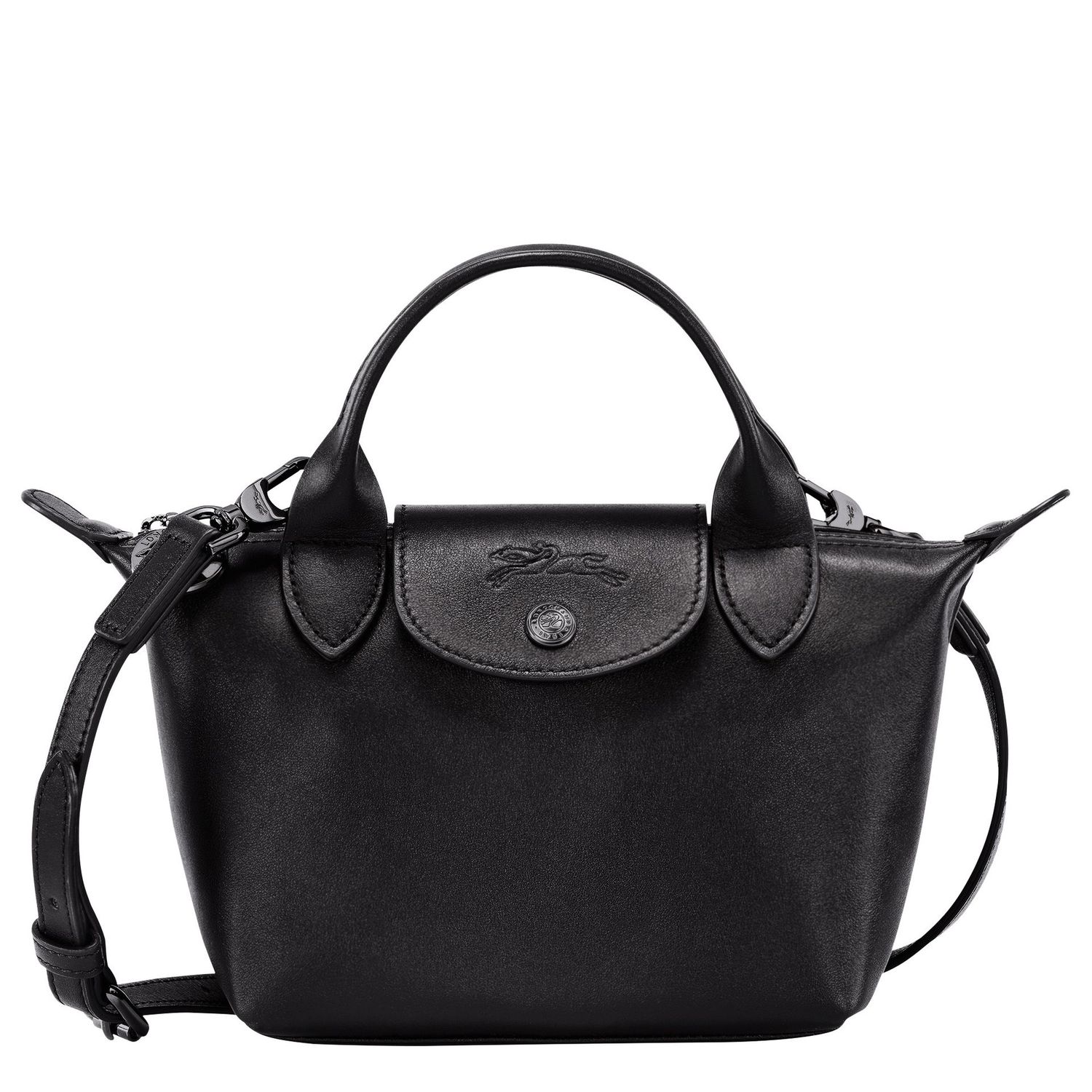 SAC À MAIN XS LE PLIAGE XTRA Cuir - Noir LONGCHAMP