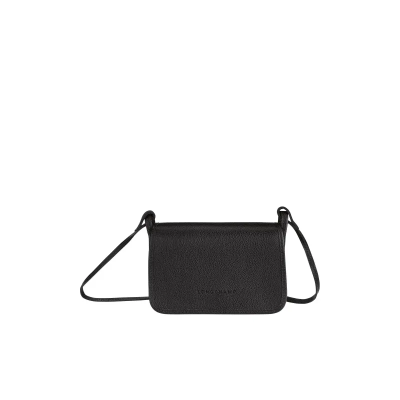 Le Foulonné sac porté travers cuir noir LONGCHAMP Le Foulonné sac porté travers cuir noir LONGCHAMP