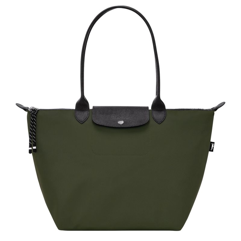 SAC CABAS L LE PLIAGE ENERGY Toile Recyclée - Kaki LONGCHAMP SAC CABAS L LE PLIAGE ENERGY Toile Recyclée - Kaki LONGCHAMP