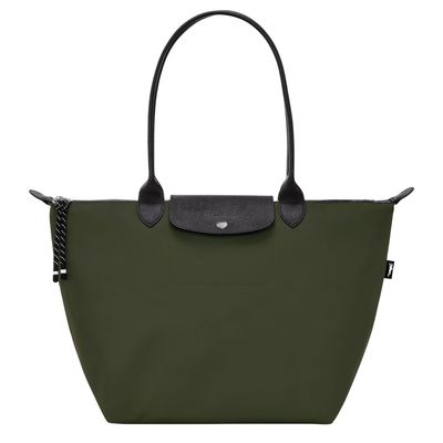 SAC CABAS L LE PLIAGE ENERGY Toile Recyclée - Kaki LONGCHAMP