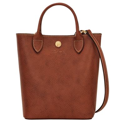 SAC CABAS XS ÉPURE Cuir - Brun LONGCHAMP
