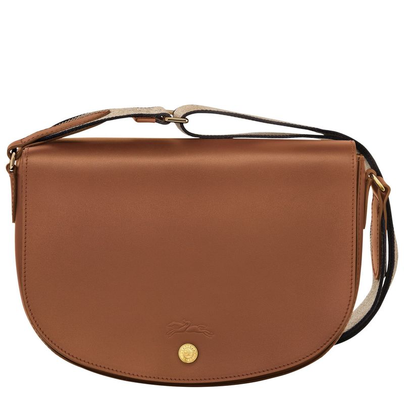 SAC BANDOULIÈRE M ÉPURE Cuir - cognac LONGCHAMP SAC BANDOULIÈRE M ÉPURE Cuir - cognac LONGCHAMP